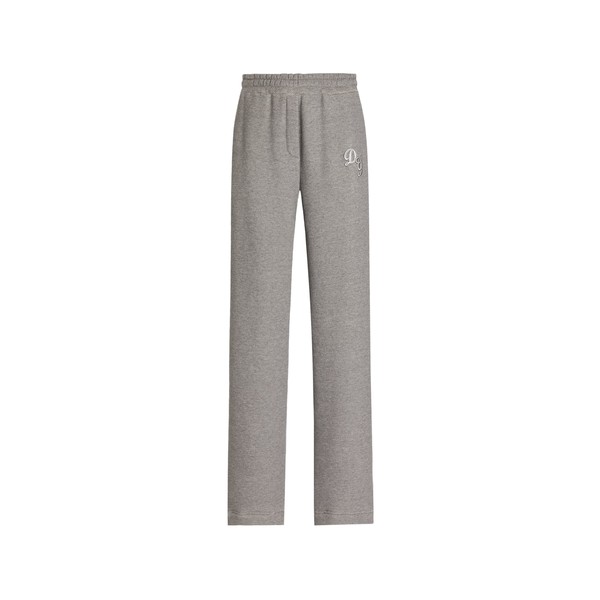 Dolce & Gabbana Fleece trousers with patch embroidery
