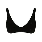 Dolce & Gabbana Flocked jersey top with all-over DG logo