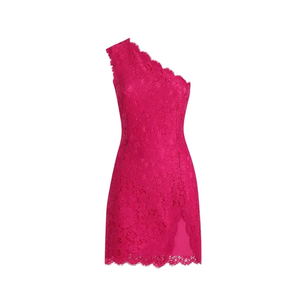 Dolce & Gabbana Floral cordonetto lace minidress with slit Dress