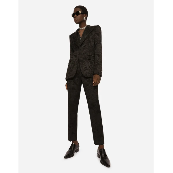 Dolce & Gabbana Floral jacquard Turlington blazer, view 3