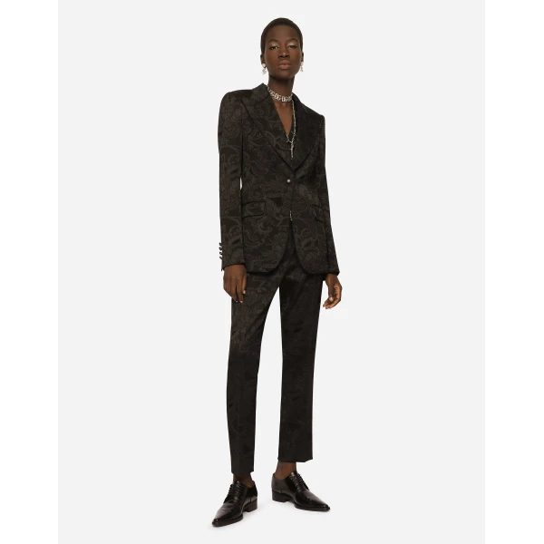 Dolce & Gabbana Floral jacquard Turlington blazer, view 4
