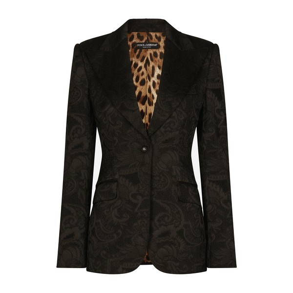 Dolce & Gabbana Floral jacquard Turlington blazer