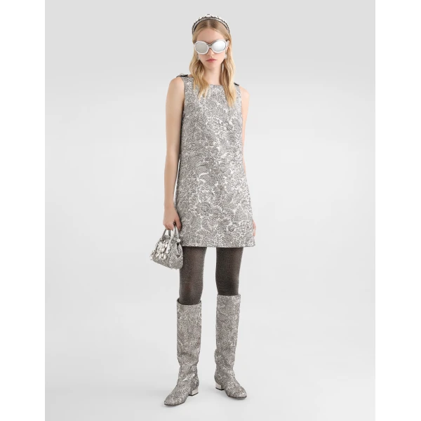 Dolce & Gabbana Floral jacquard dress, view 2