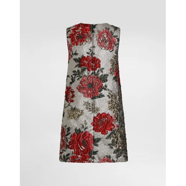 Dolce & Gabbana Floral jacquard dress, view 2