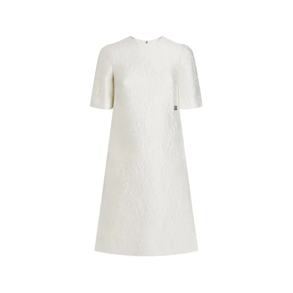 Dolce & Gabbana Floral jacquard midi dress