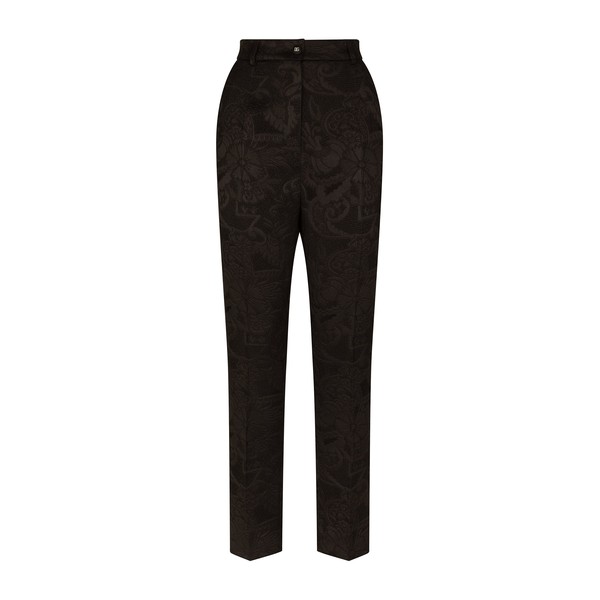 Dolce & Gabbana Floral jacquard pants