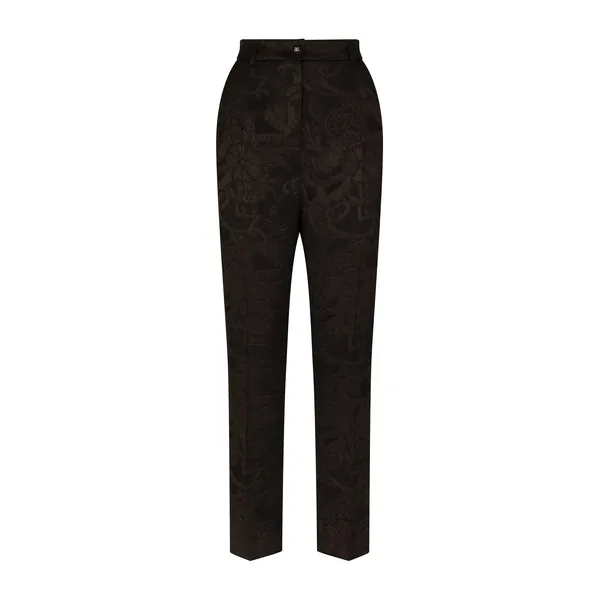 Dolce & Gabbana Floral jacquard pants