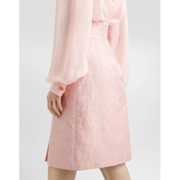 Dolce & Gabbana Floral jacquard skirt, view 5