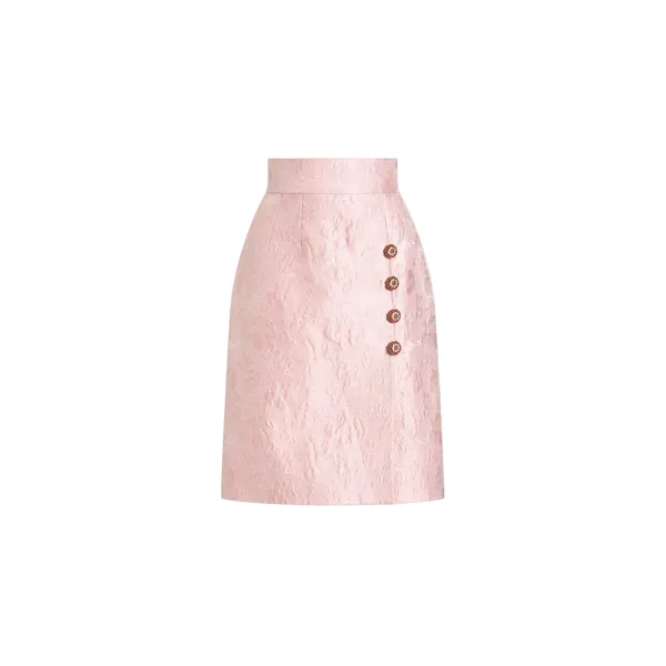 Dolce & Gabbana Floral jacquard skirt