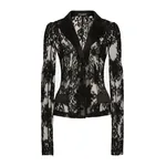 Dolce & Gabbana Floral lace jacket with satin details