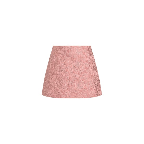 Dolce & Gabbana Floral matelassé jacquard miniskirt Skirt