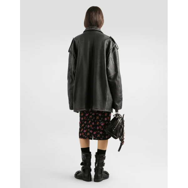 Dolce & Gabbana Floral-print straight skirt, view 3