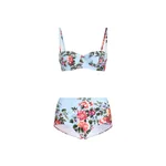 Dolce & Gabbana Flower bouquet-print balconette bikini