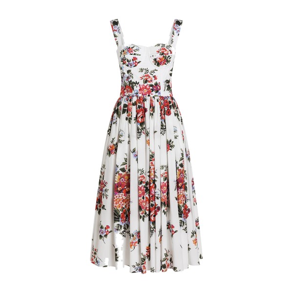 Dolce & Gabbana Flower bouquet-print cotton dress