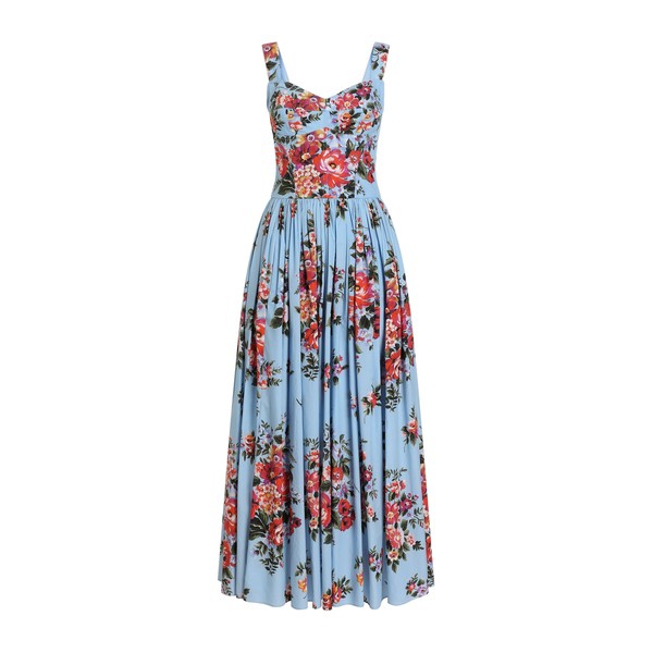 Dolce & Gabbana Flower bouquet-print dress