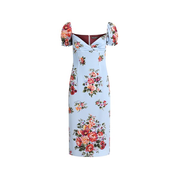 Dolce & Gabbana Flower bouquet-print dress