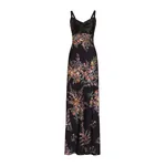 Dolce & Gabbana Flower bouquets-print long charmeuse dress