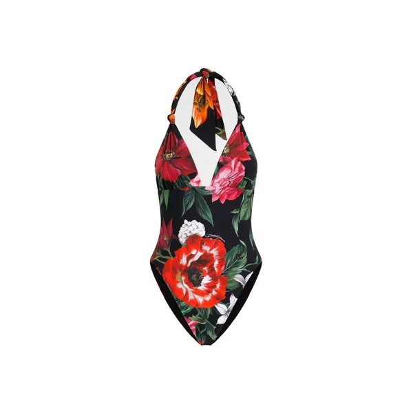 Dolce & Gabbana Flower-print one-piece swimsuit