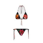 Dolce & Gabbana Flower-print triangle bikini