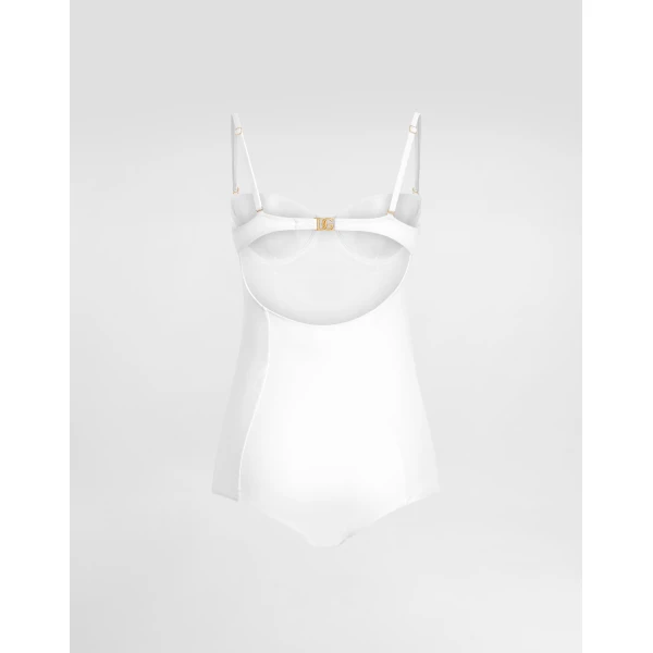 Dolce & Gabbana Full swimsuit with balcony neckline, view 3
