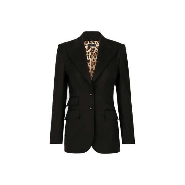 Dolce & Gabbana Gabardine Turlington jacket with top-stitching