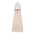 Dolce & Gabbana Georgette slip dress with lace details
