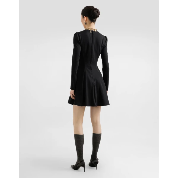 Dolce & Gabbana Godet line cady dress, view 3