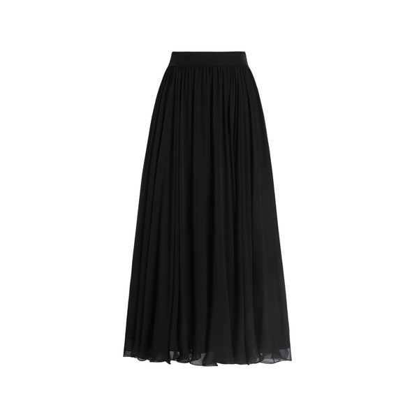 Dolce & Gabbana High-waisted chiffon circle skirt