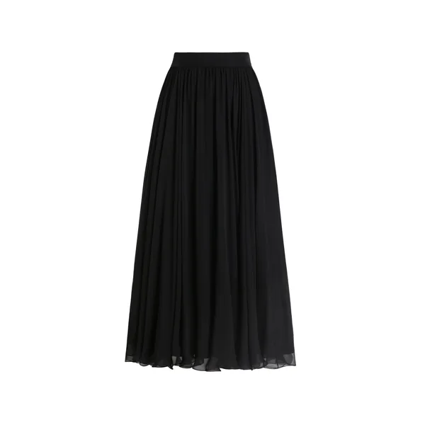 Dolce & Gabbana High-waisted chiffon circle skirt