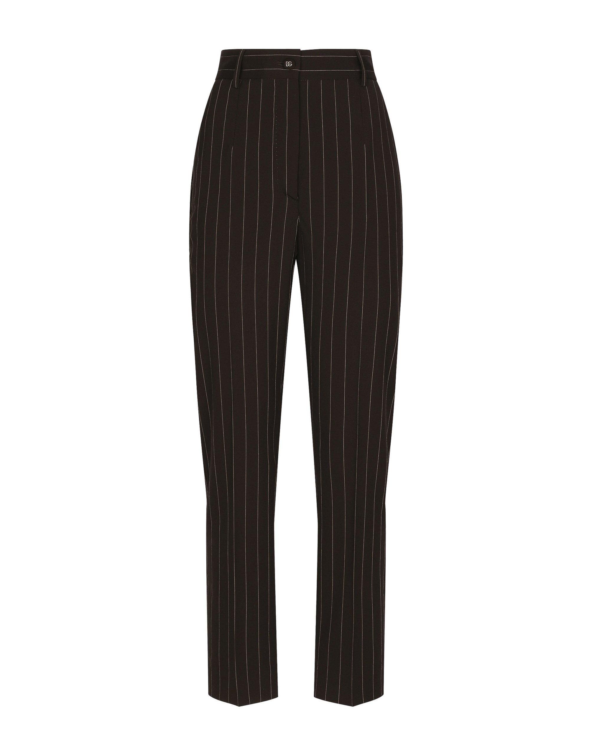 Dolce & Gabbana High-waisted pinstripe wool pants