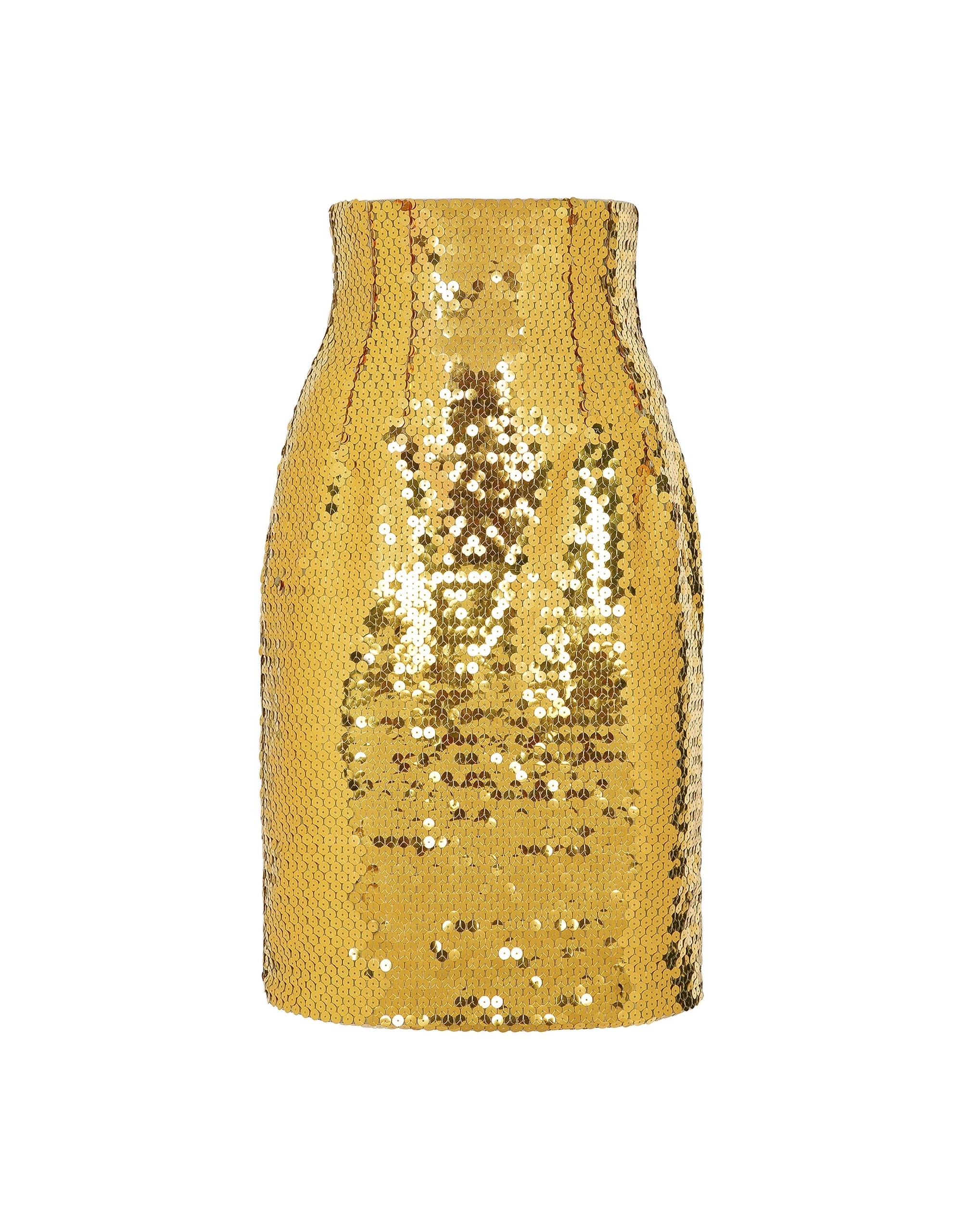 Dolce & Gabbana High-waisted sequined midi skirt