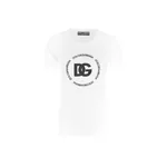 Dolce & Gabbana Interlock T-shirt with DG logo Top