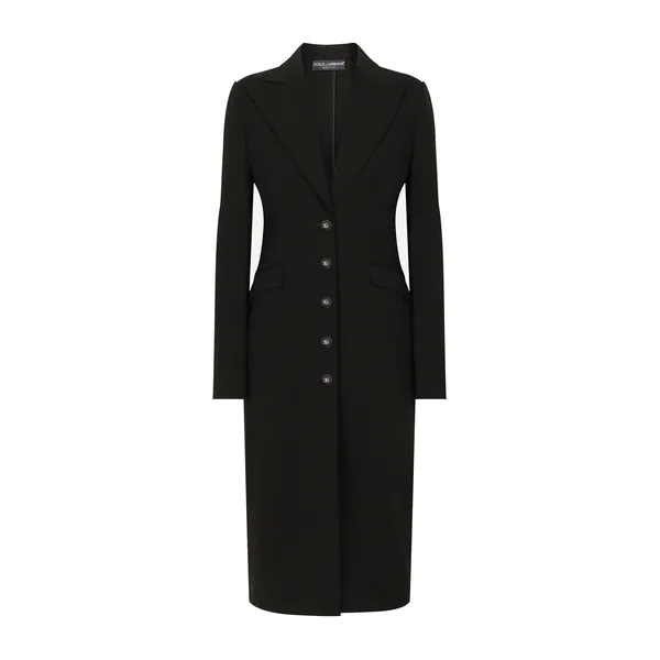 Dolce & Gabbana Jersey Milano rib coat