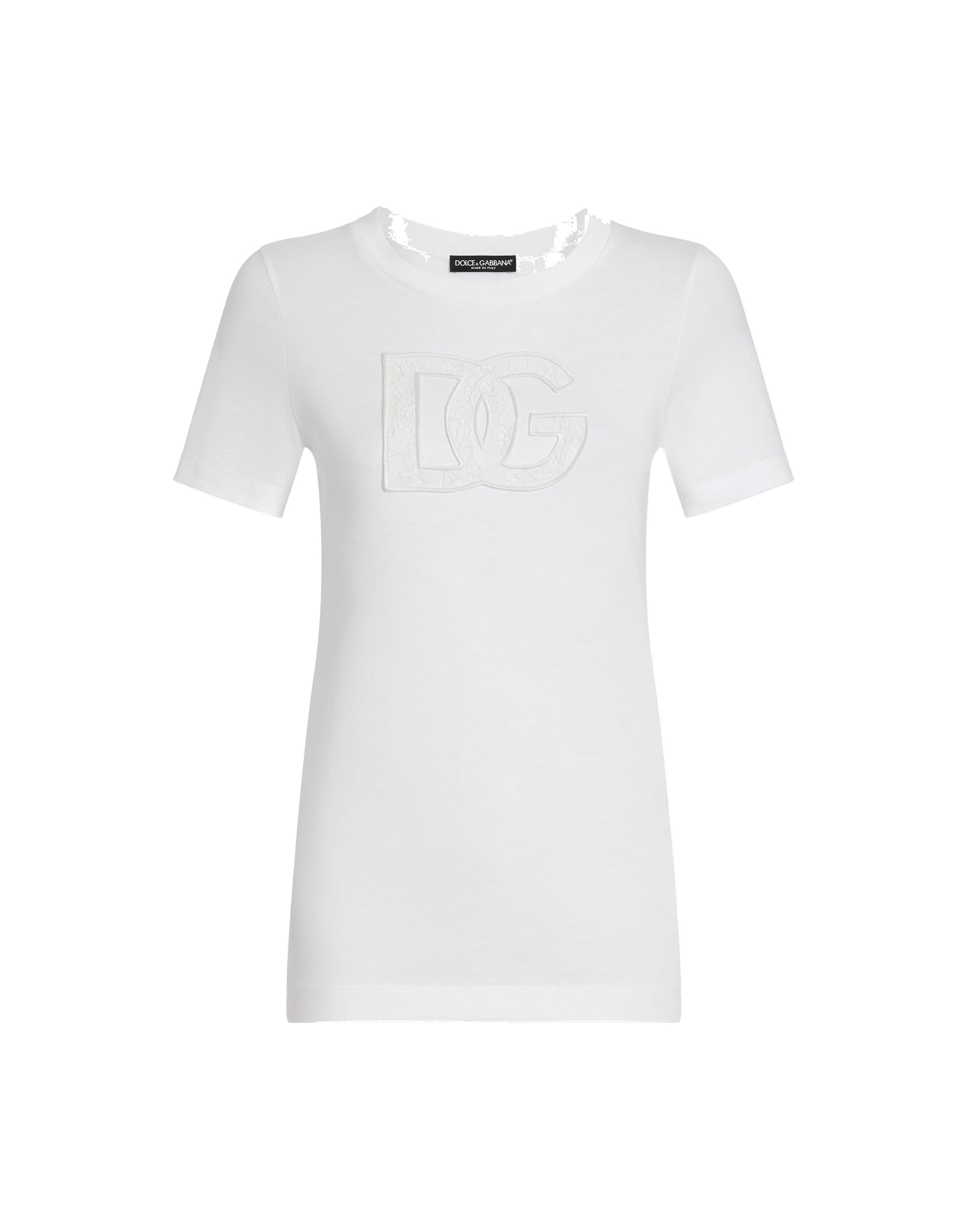 Dolce & Gabbana Jersey T-shirt with DG logo patch