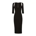 Dolce & Gabbana Jersey calf-length dress with cut-outs