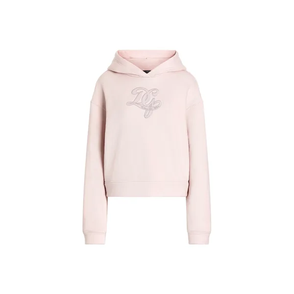 Dolce & Gabbana Jersey hoodie with embroidery
