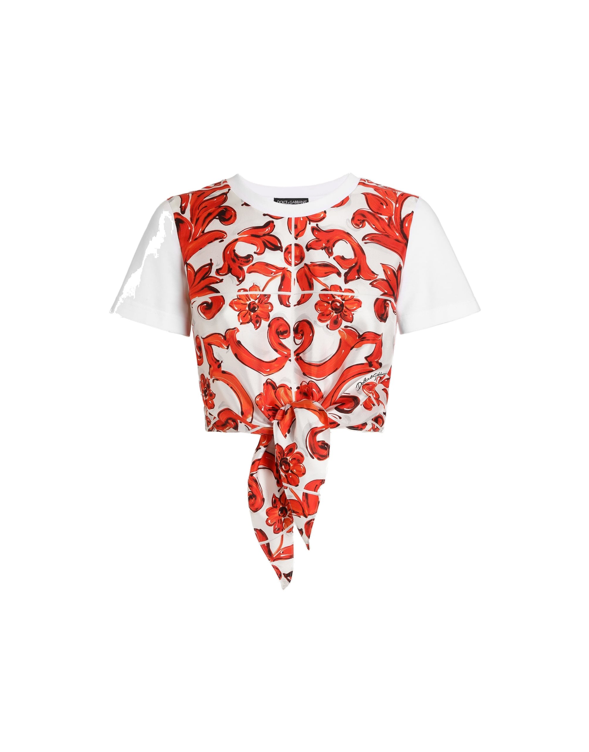 Dolce & Gabbana Jersey majolica-print t-shirt