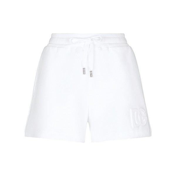 Dolce & Gabbana Jersey shorts with embossed DG logo