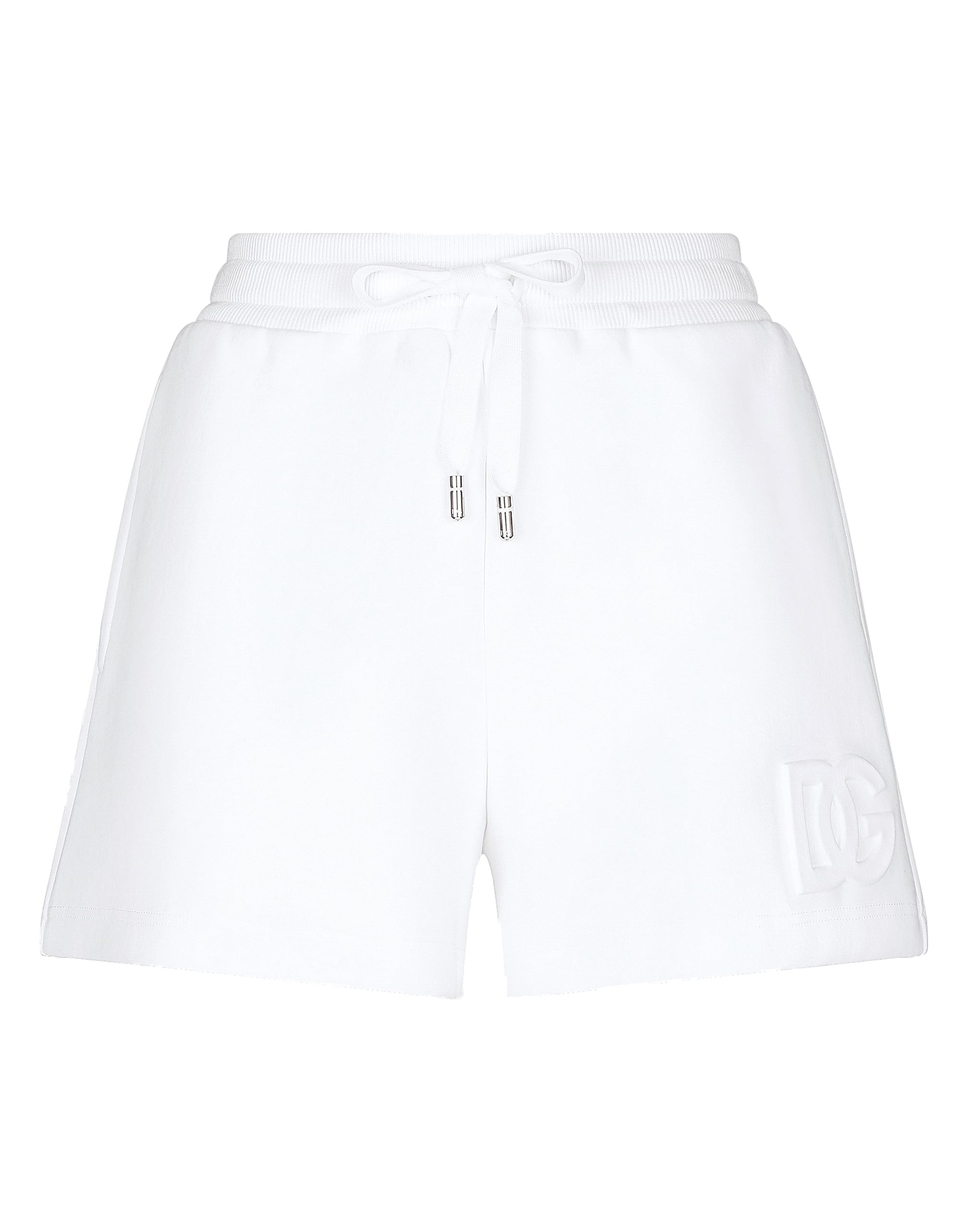 Dolce & Gabbana Jersey shorts with embossed DG logo