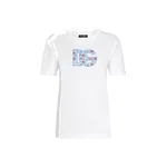 Dolce & Gabbana Jersey t-shirt with DG print patch Top