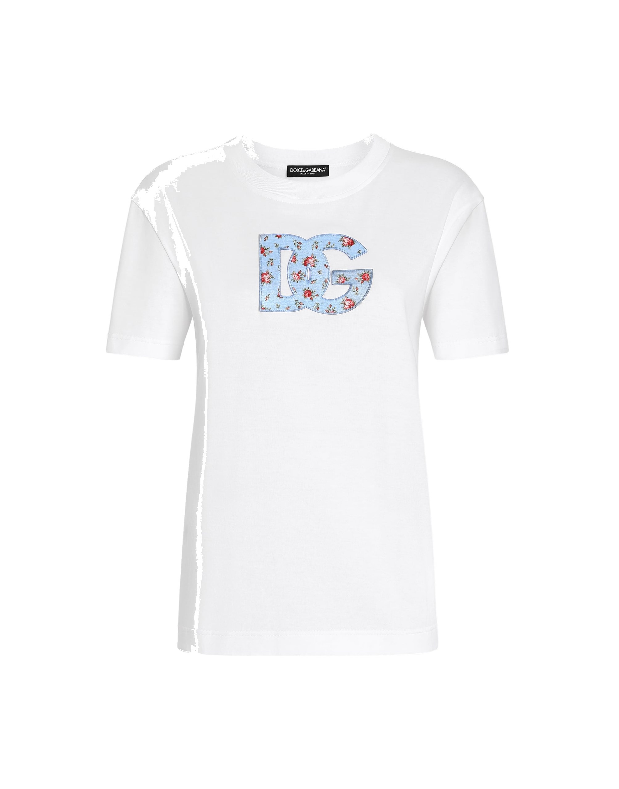 Dolce & Gabbana Jersey t-shirt with DG print patch