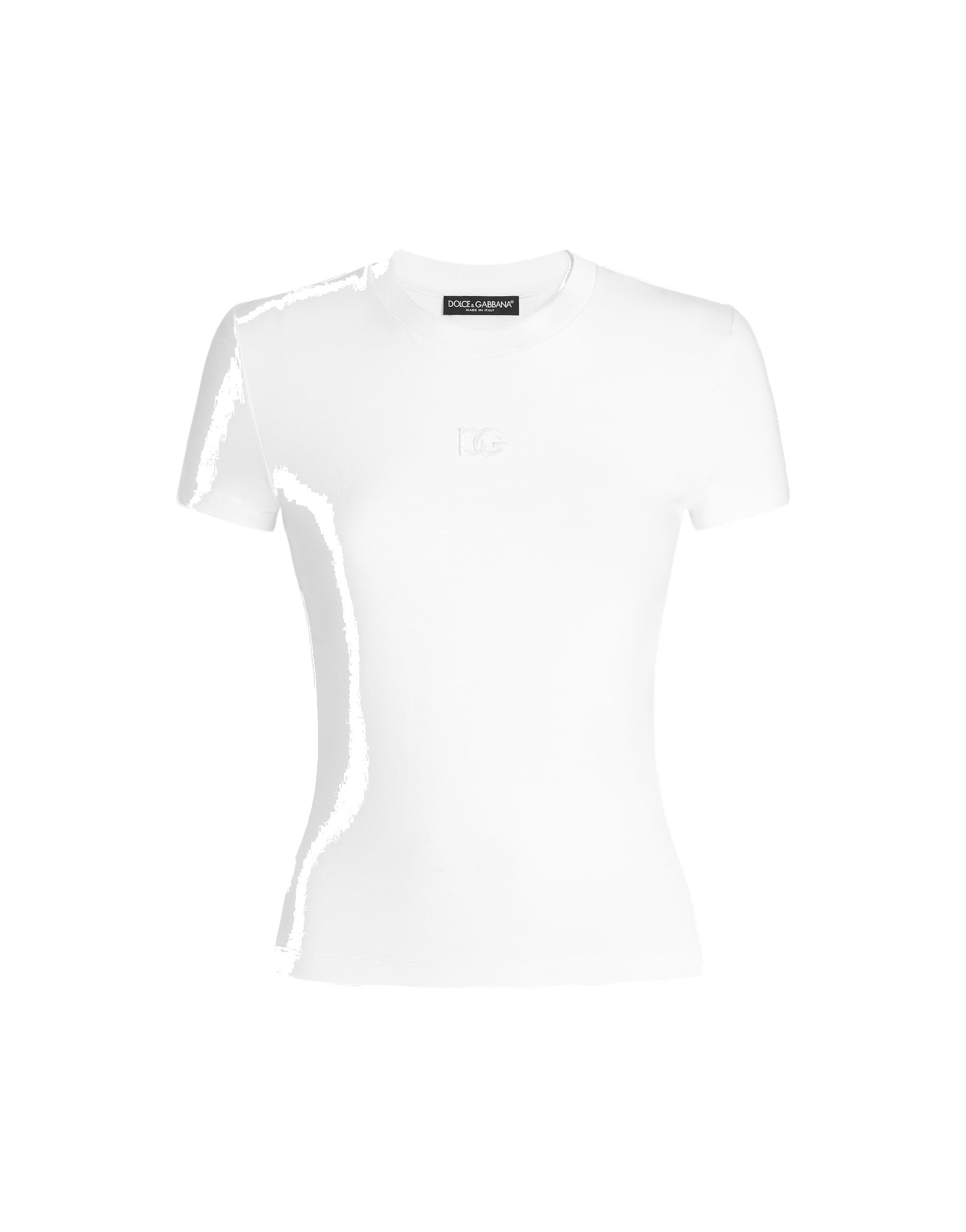 Dolce & Gabbana Jersey t-shirt with dg embroidery