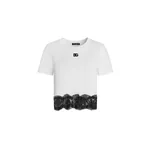 Dolce & Gabbana Jersey t-shirt with lace Top