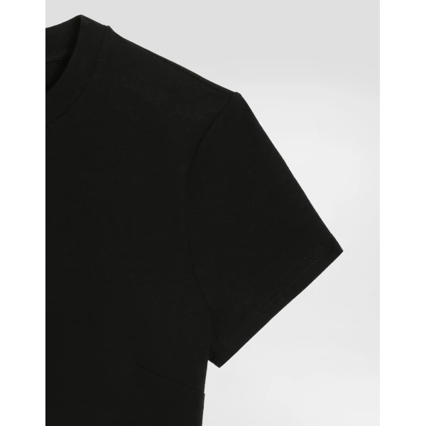 Dolce & Gabbana Jersey t-shirt with logo Top, view 4