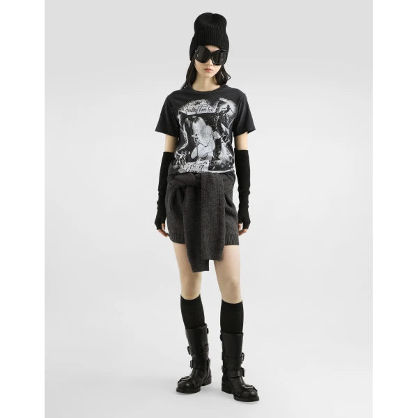 Dolce & Gabbana Jersey t-shirt with print Top, view 2