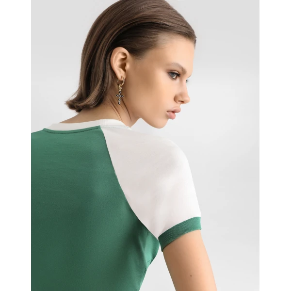 Dolce & Gabbana Jersey t-shirt with print Top, view 5