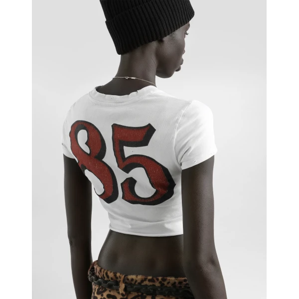 Dolce & Gabbana Jersey t-shirt with print Top, view 6