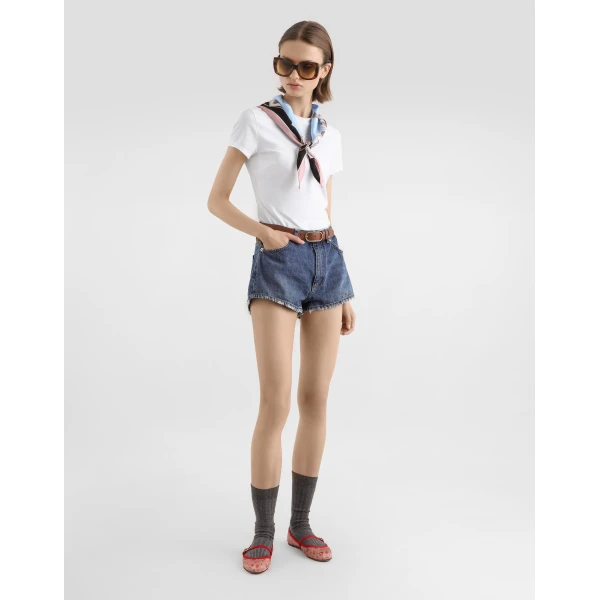Dolce & Gabbana Jersey t-shirt with printed scarf, view 2