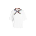 Dolce & Gabbana Jersey t-shirt with scarf and DG embroidery