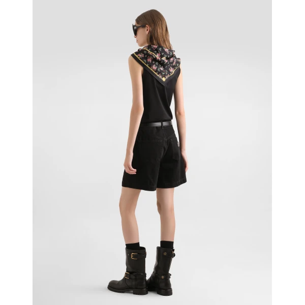 Dolce & Gabbana Jersey t-shirt with scarf, view 3